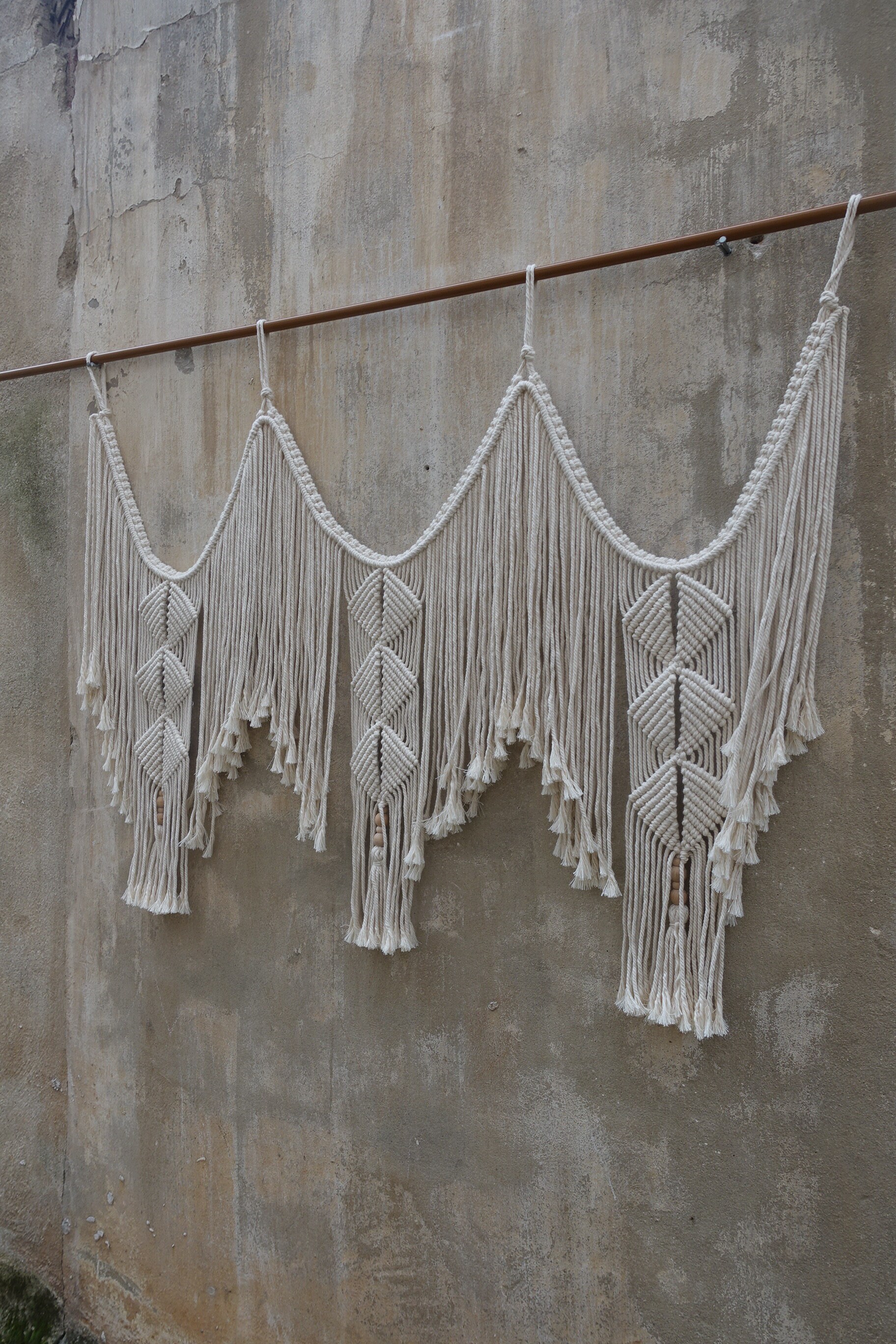 Macrame wall hanging living room decoration dorm room | Etsy