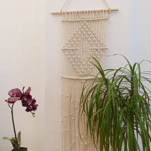 New home gift, Boho macrame decor, wall hanging tapestry image 5