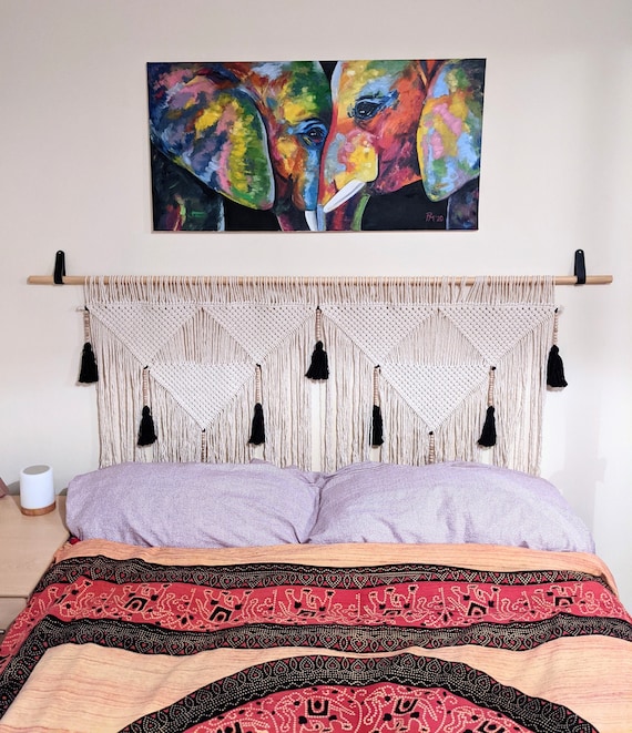 Queen Headboard Large Macrame Wall Hanging Boho Wall Decor