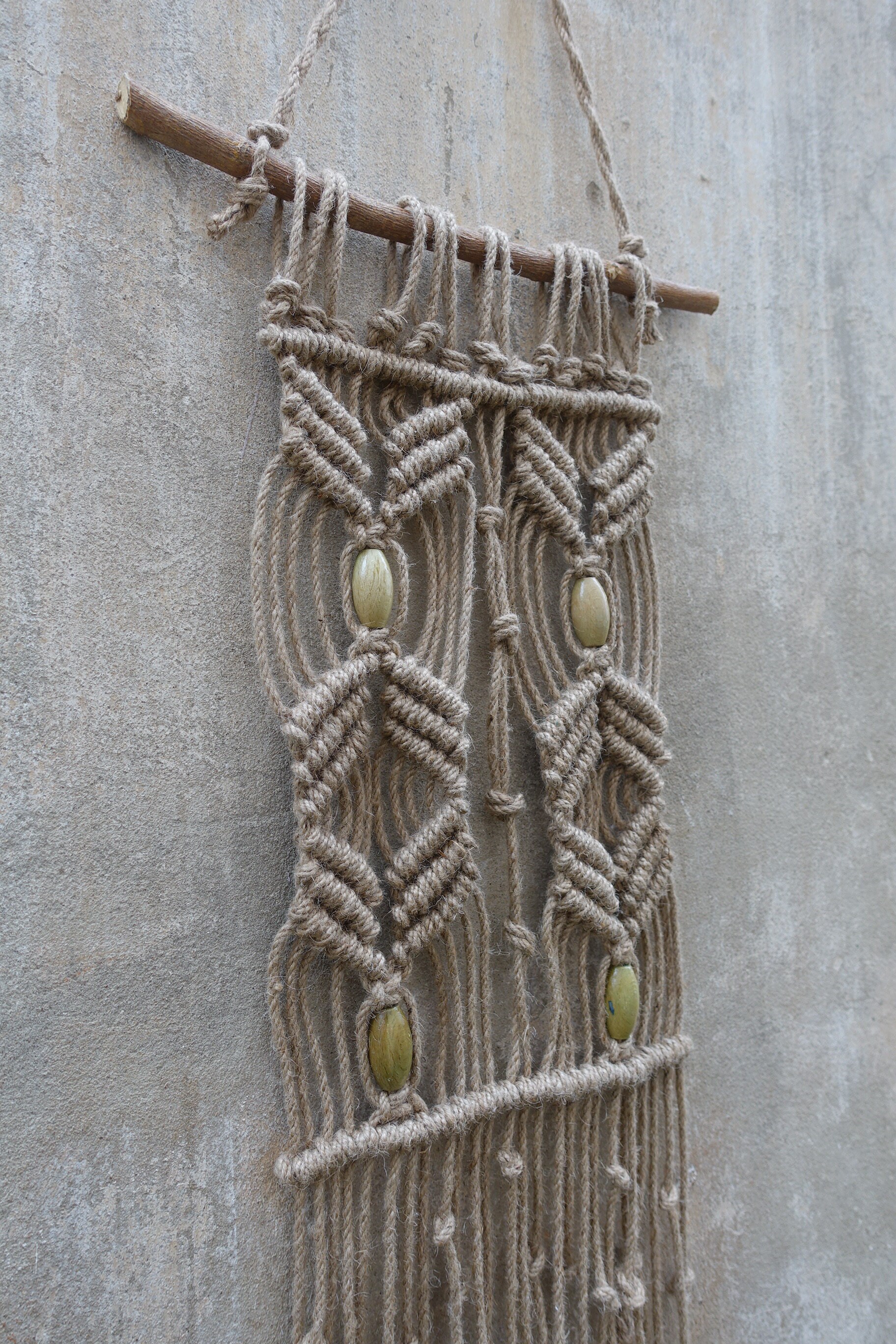Jute Macrame Wall Hanging Boho Home Decor Tapestry Textile Etsy