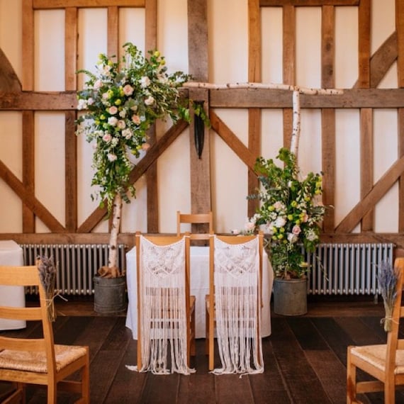 Wedding chair backs hotsell
