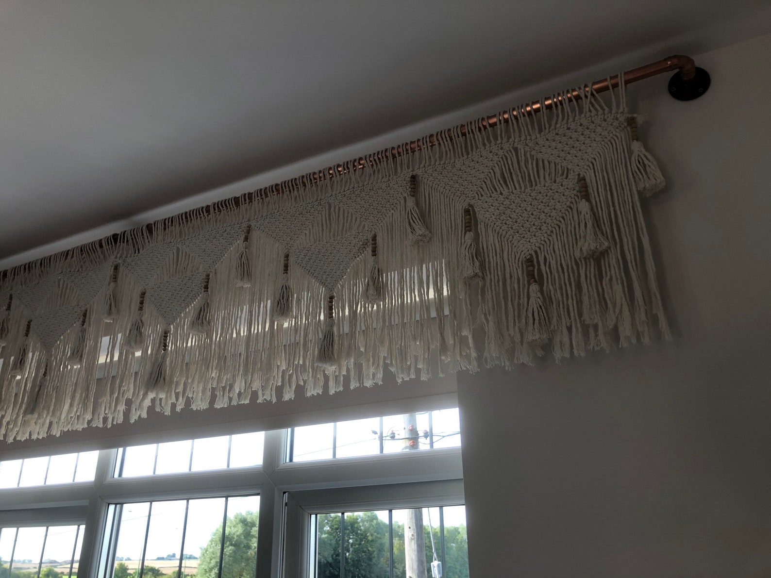 Made to Order Window Valances Custom Window Macrame Curtains Etsy