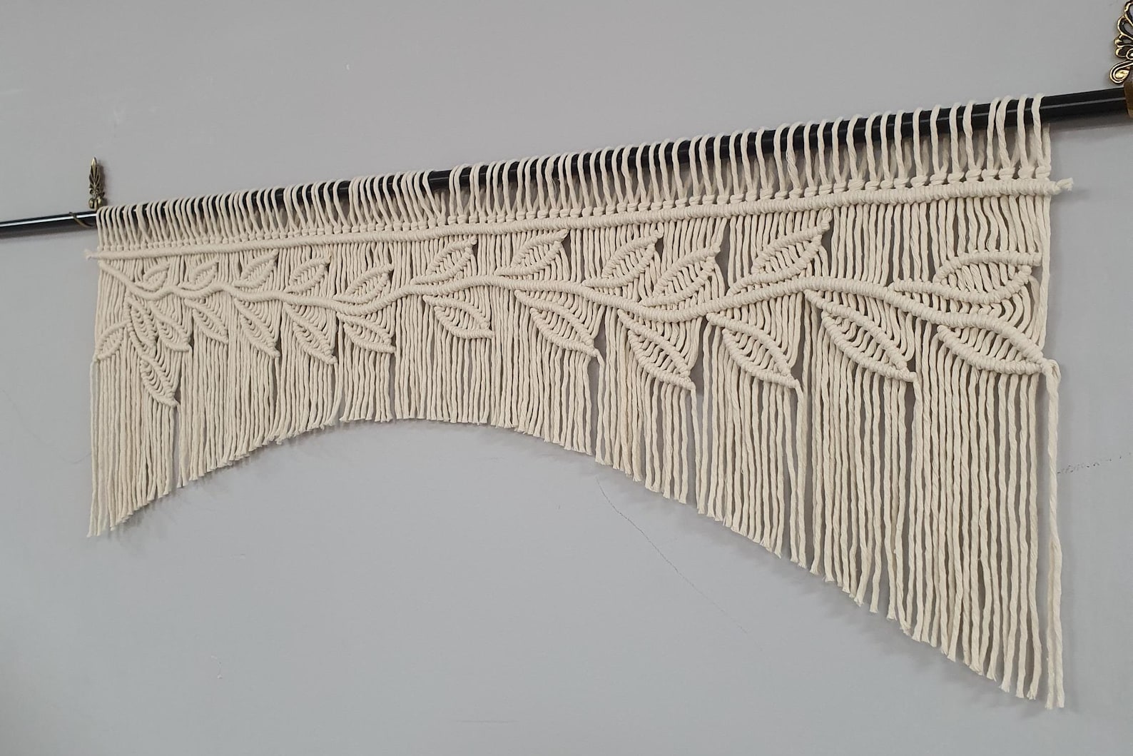 Macrame Arched Valances for Window Custom Curtains Special Made Valance ...