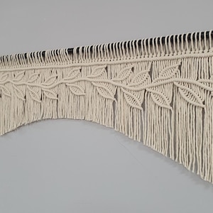 macrame arched valances for window custom curtains special made valance