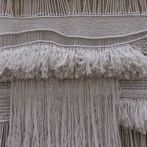 Giant tapestry, Extra large Macrame tassels wall hanging image 8