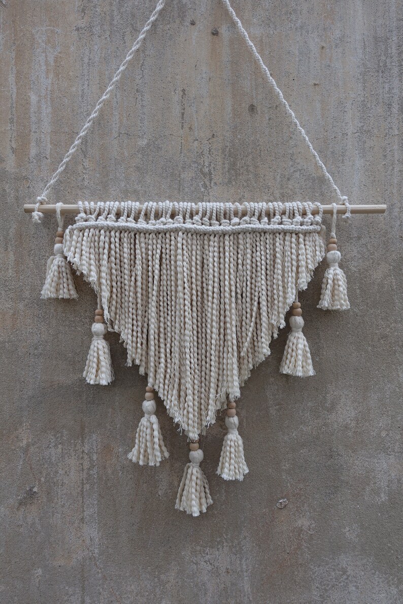 Tassels Wall Decor Wall Hanging Macrame Wall Hanging Etsy