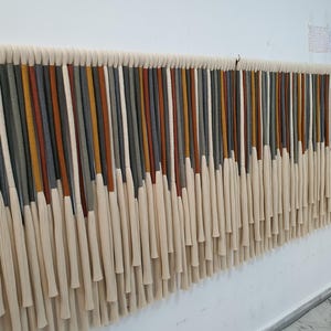 texturerad väggkonst - boho heminredning Höjd: 102 cm