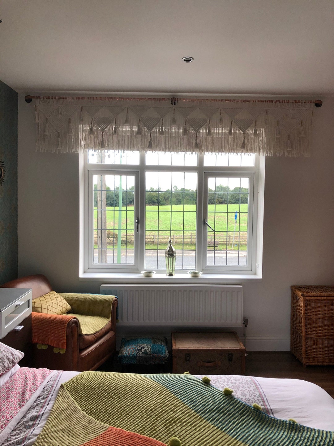 Made to Order Window Valances, Custom Window, Macrame Curtains Etsy