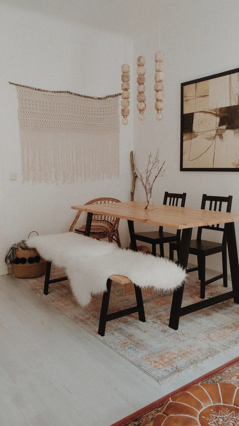 Macrame Wall Hanging King Headboard Bedroom Tapestry Etsy