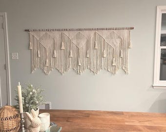 macrame headboard large wall hanging - Boho Home Decor