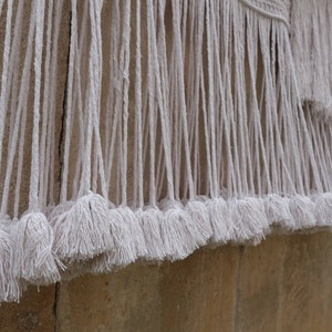 Giant tapestry, Extra large Macrame tassels wall hanging image 6