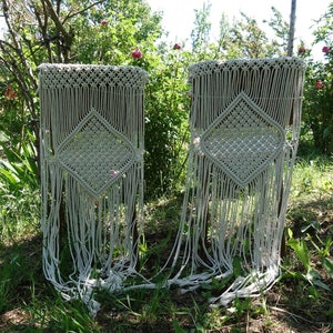 Macrame Wedding Chair Hanger: Boho Decor
