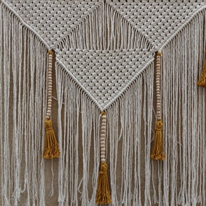 macrame wall hanging, macrame headboard, large boho wall art