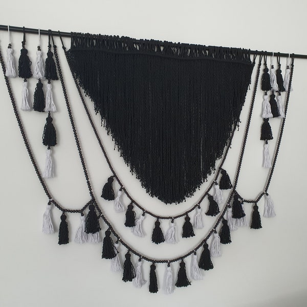 Black Wall Hanging Etsy