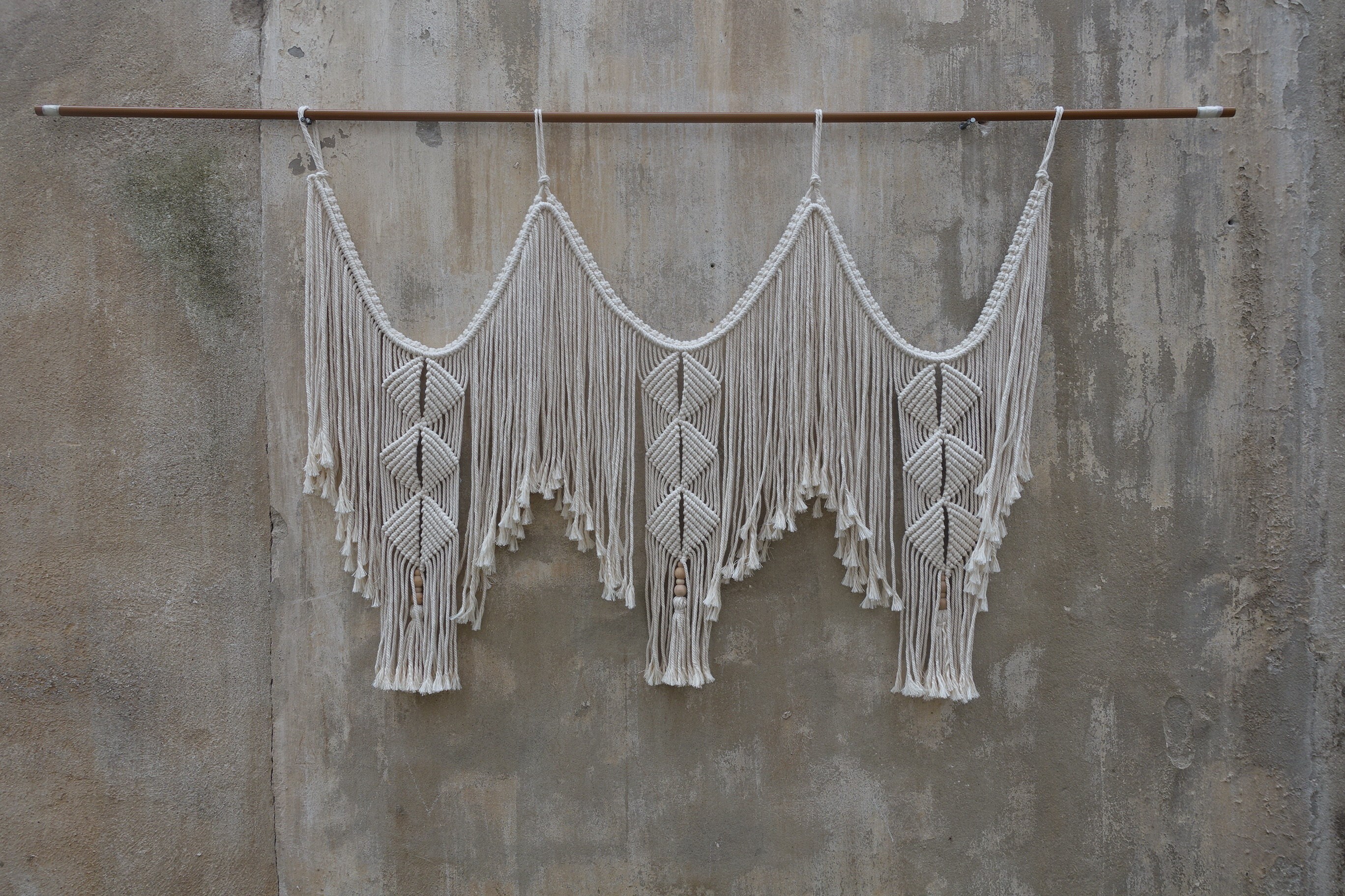 Macrame wall hanging living room decoration dorm room | Etsy