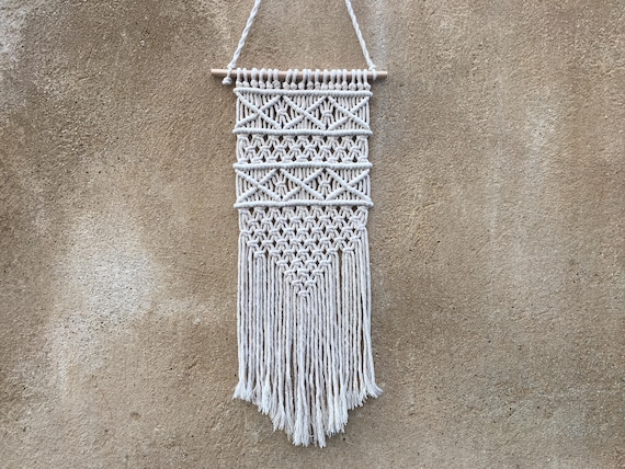 Macrame Wall Hanging: Nursery Decor, Woven Tapestry