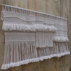 Giant tapestry, Extra large Macrame tassels wall hanging image 1