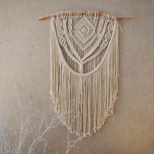 Boho Wall Art Macrame Home Decor Tapestry Extra Large Etsy