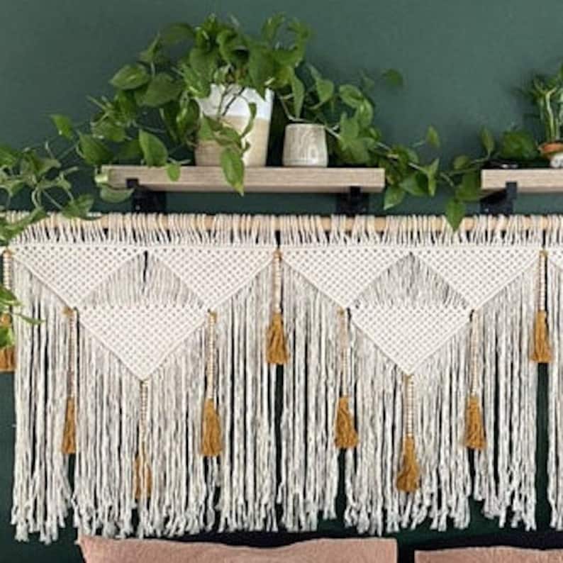 Nursery Wall Decor Boho Wall Hanging Over Crib Wall Art Etsy