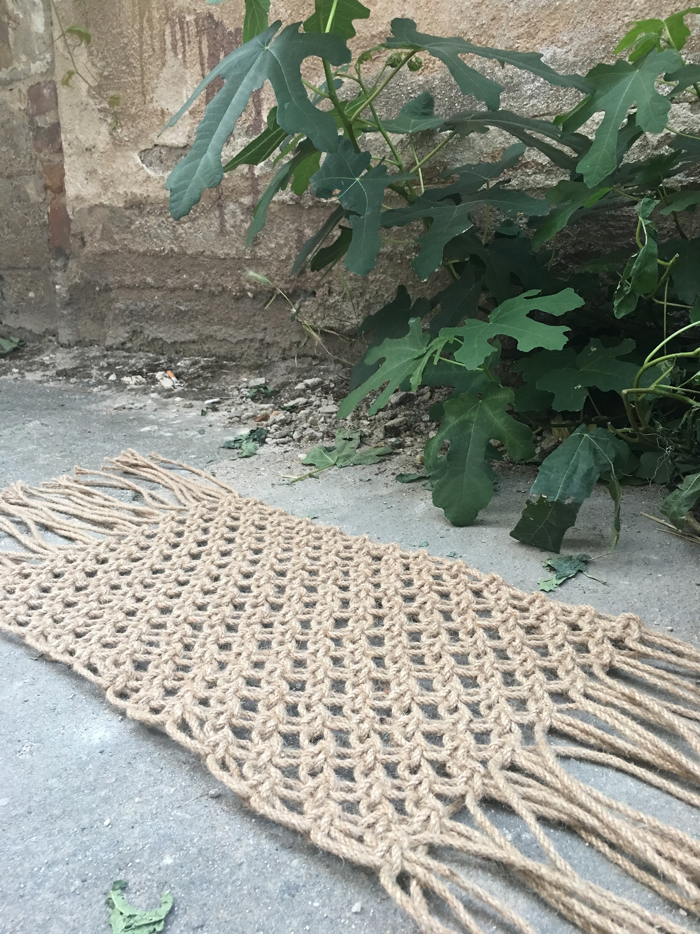 Natural Macrame Jute Rug Brown Jute Rug Natural Jute Rope Etsy