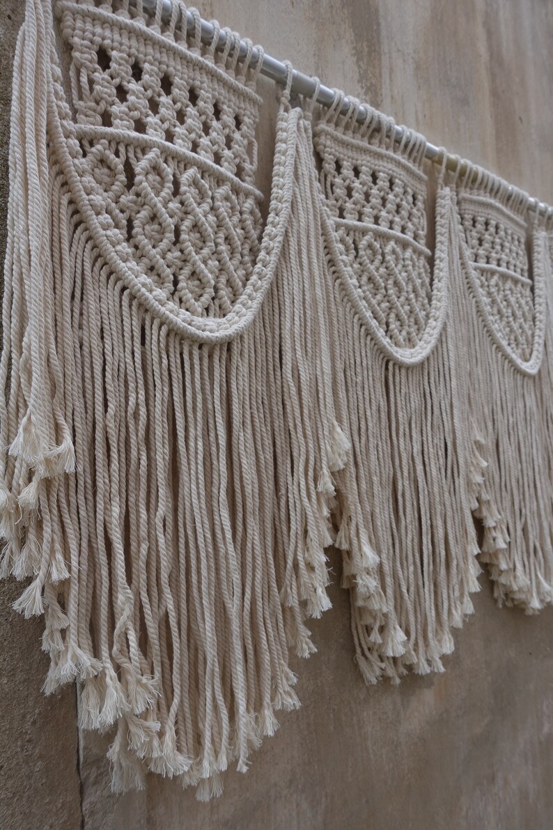 King Size Bedding Decor Boho Bedroom Macrame Wall Hanging Etsy UK