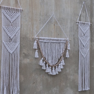 over crib decor, Tassel garland Macrame wall hangings, girls room decoration