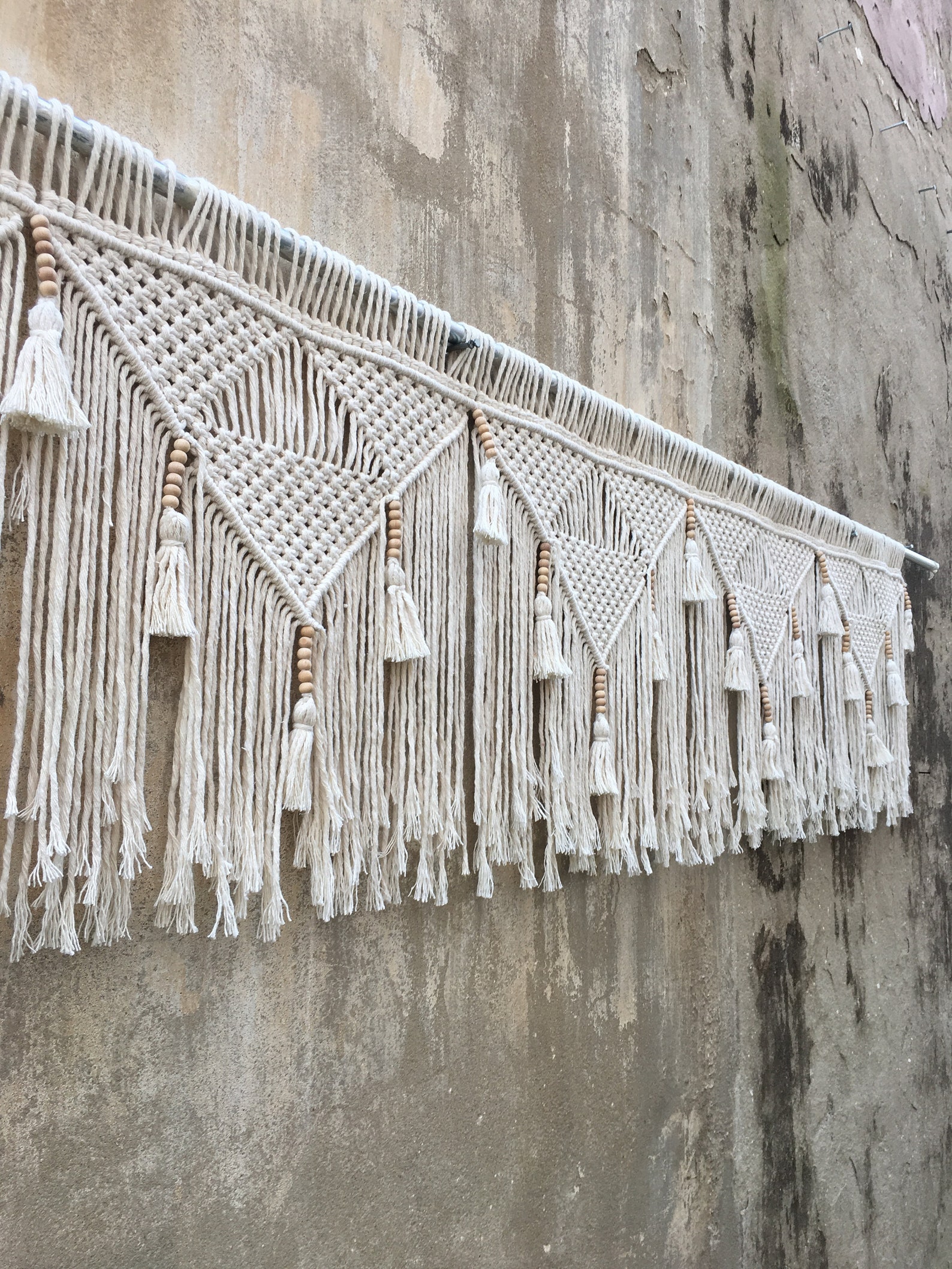 Made to Order Window Valances Custom Window Macrame Curtains Etsy