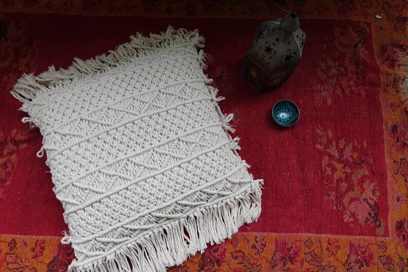 Macrame Pillow Case Macrame Pillow cover Etsy