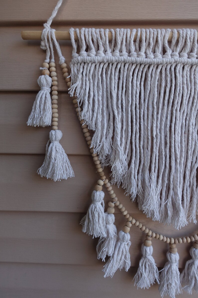 Nursery Wall Decor Tassels Wall Hanging Nursery Decor Etsy