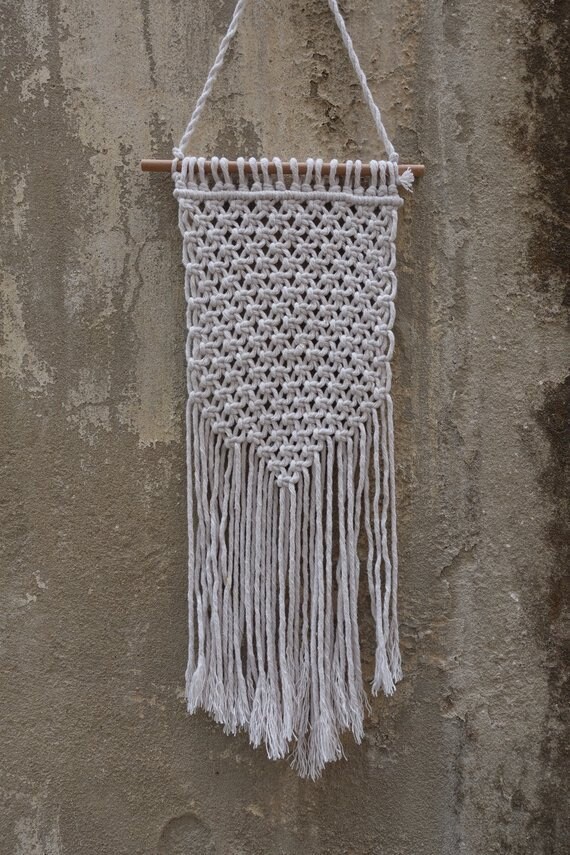 Macrame wall hanging, woven wall art, small wall hanging, macrame wal…