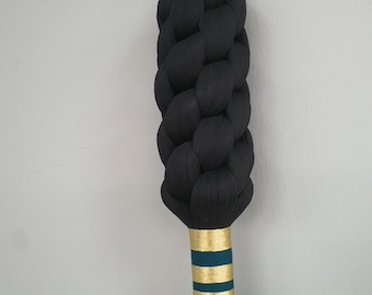 Sculptural Knot Wall Art: Large Fiber Tassel Macrame Hanging