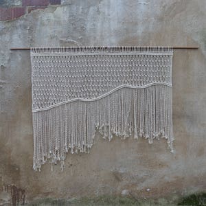 Large Macrame wall hanging, macrame headboard, home decor, wall tapestry, boho wall art, textile,