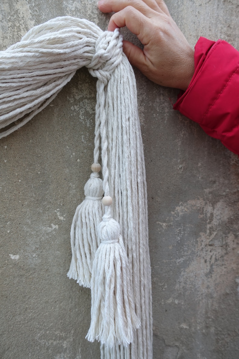 macrame tie backs pattern