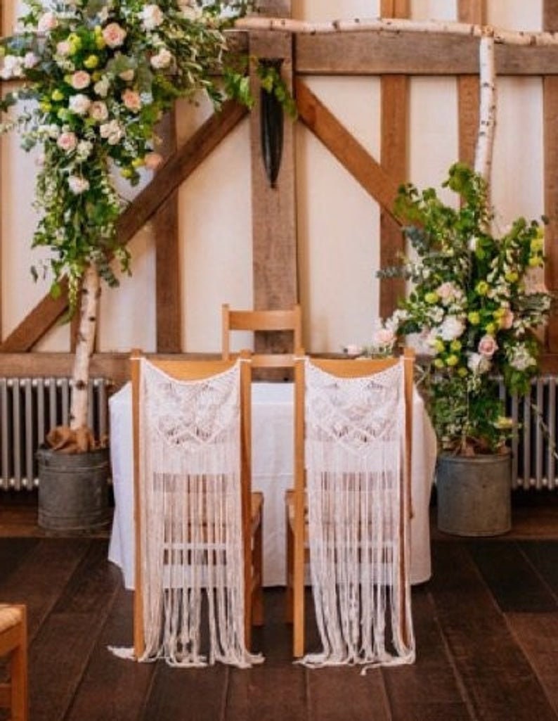 Large Macrame Wall Hanging Wedding Backdrop Macrame Curtain Etsy