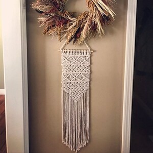 Small Macrame Wall Hanging, nursery decor, over crib art image 7