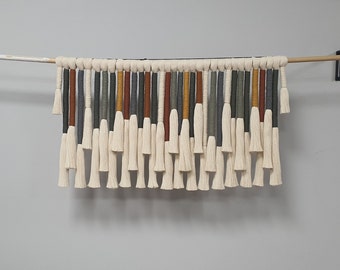 Textile wall hanging: string art custom colors