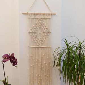 New home gift, Boho macrame decor, wall hanging tapestry image 4