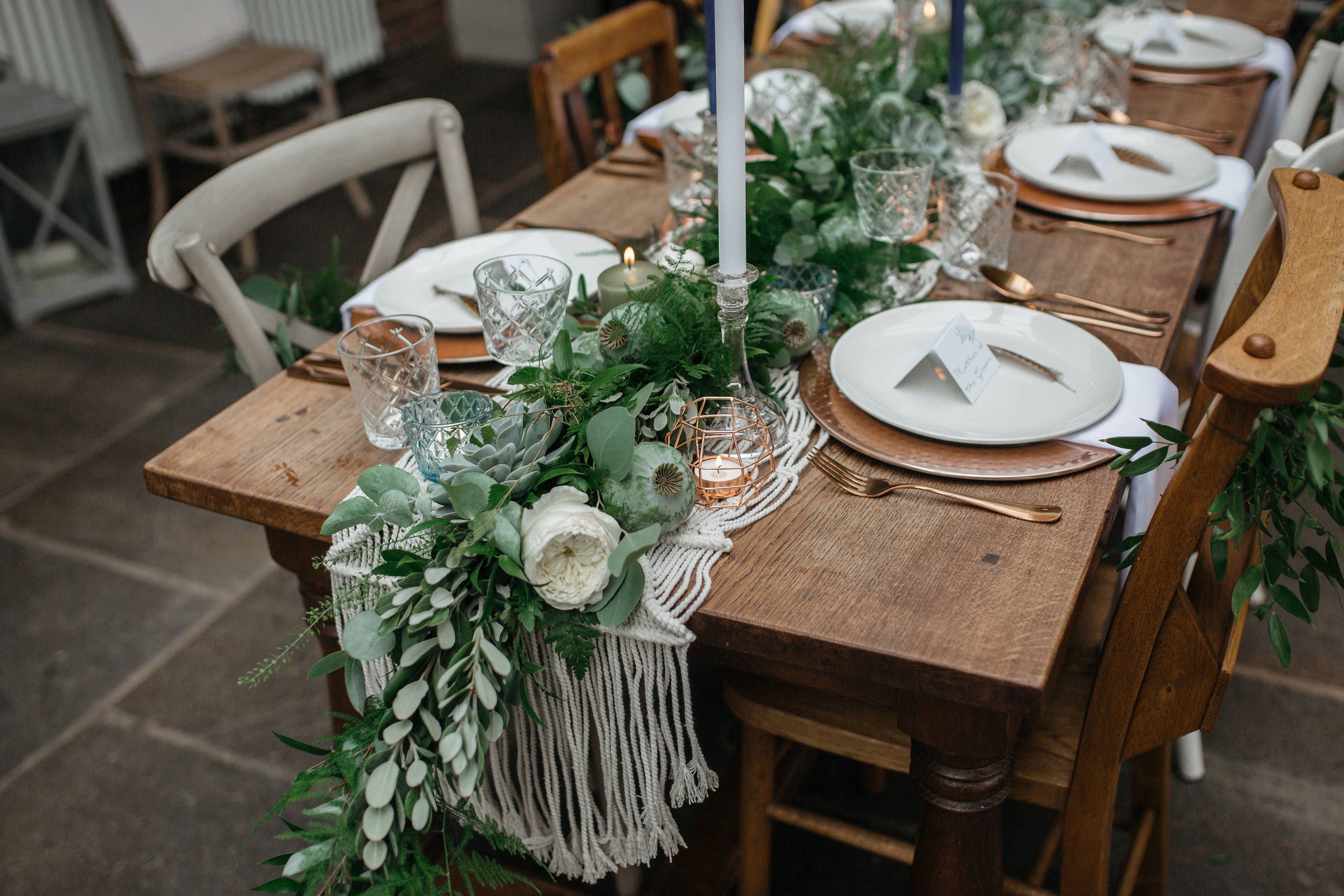 Macrame Wedding Runner Wedding Macrame Table Runner Rustic Etsy