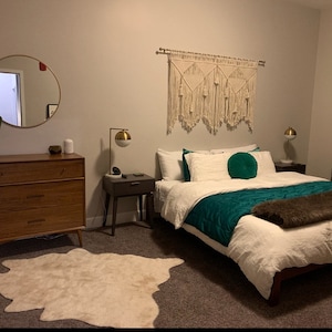 Macramé décoration murale bohème grande tenture murale image 8