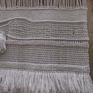 Giant tapestry, Extra large Macrame tassels wall hanging image 9