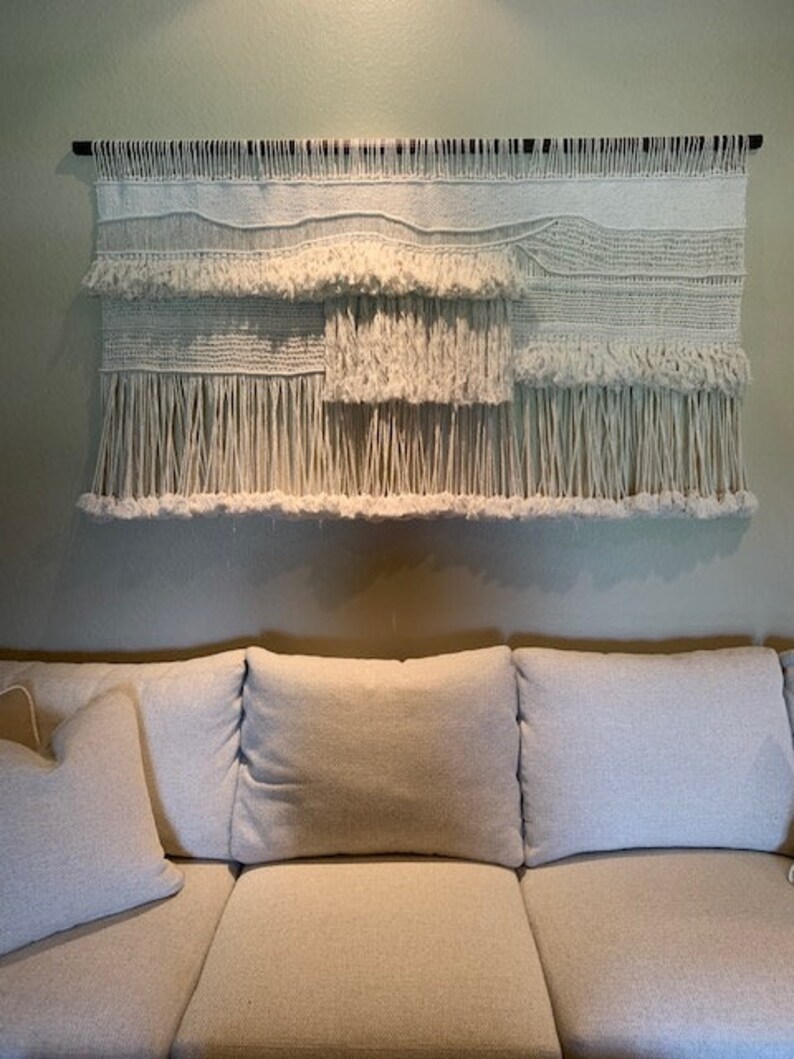 Giant tapestry, Extra large Macrame tassels wall hanging image 2