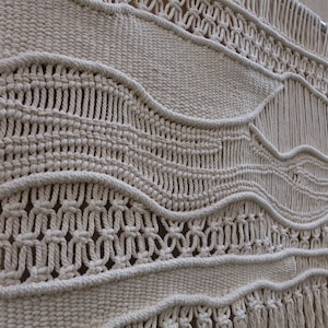 Boho macraméhoofdeinde: geweven muurkunstdecor (40 x 40 inch)