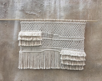 Macrame wall hanging, Art boho Wall decor, Bedroom Tapestry