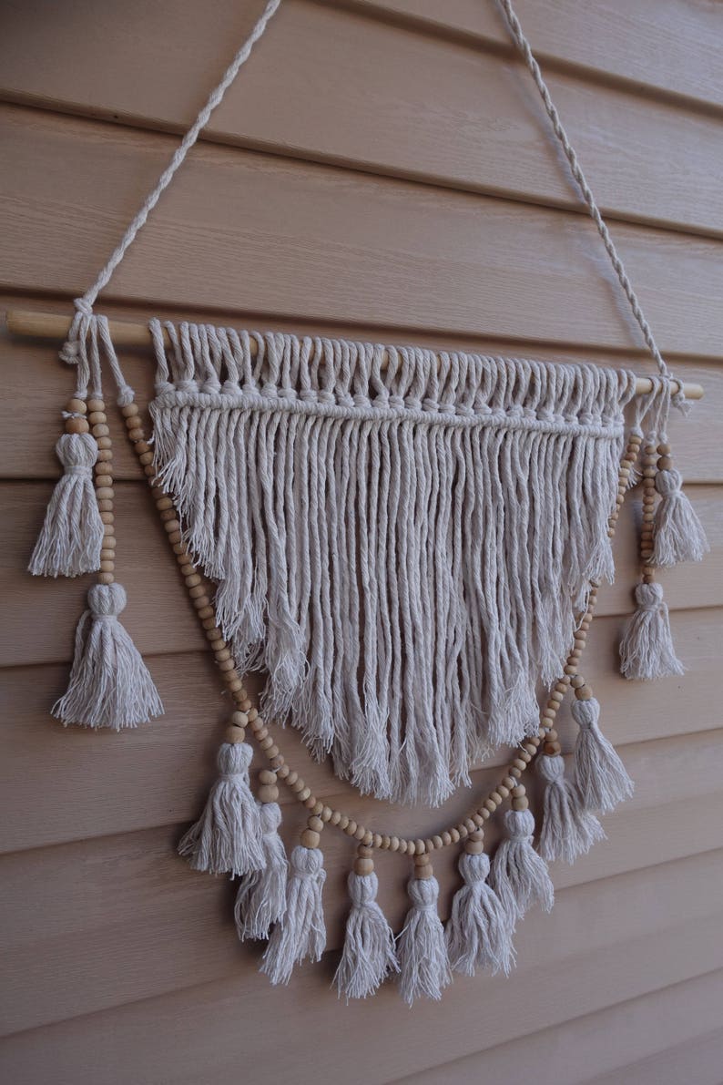 Nursery Wall Decor Tassels Wall Hanging Nursery Decor Etsy
