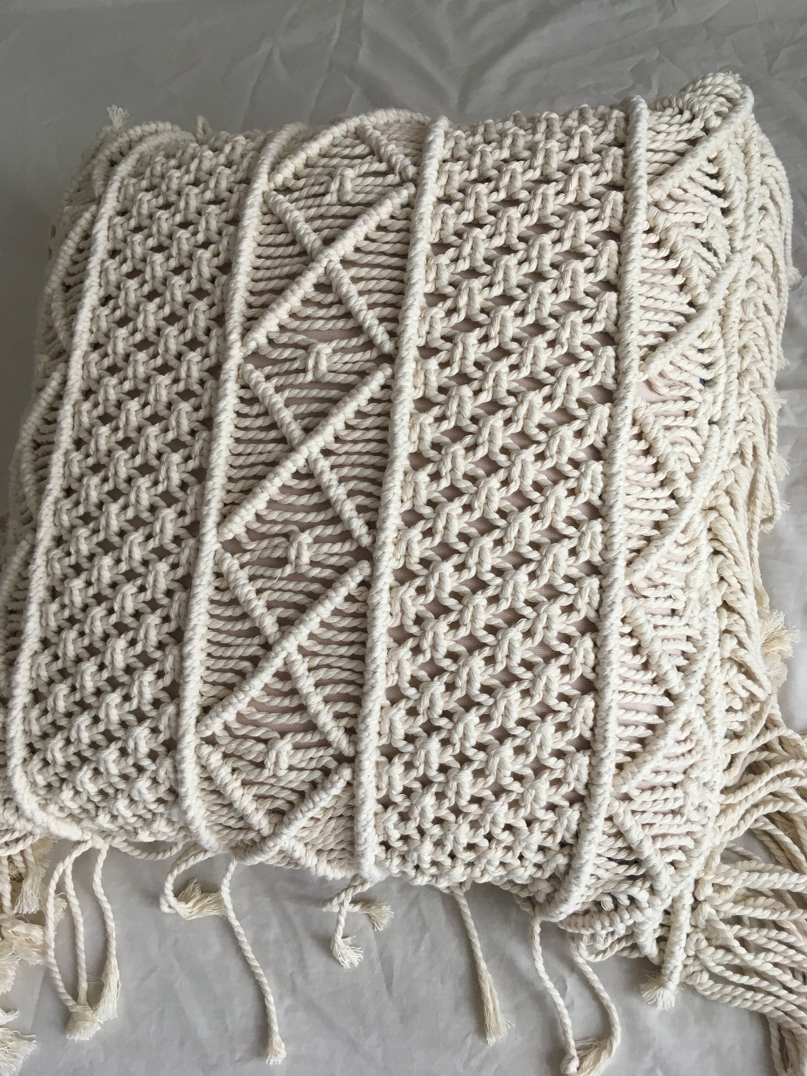 Macrame Pillow Case Macrame Pillow Cover Etsy