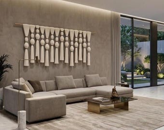 Rope Wall Art - Living Room Huge Hacrame