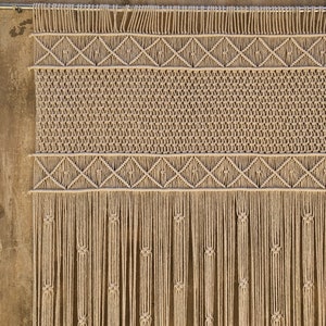 macrame wedding backdrop, window curtain, boho large wall hanging, bohemian wall decor