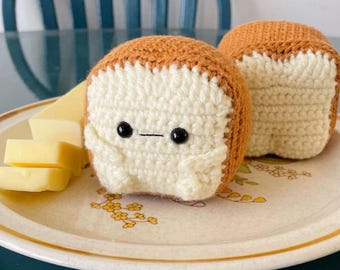 L0afie the Bread Amigurumi Crochet Pattern – PDF Tutorial, Instant Download, DIY Craft