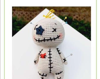 V00d00 D0ll Amigurumi Crochet Pattern – PDF Tutorial, Instant Download, DIY Craft