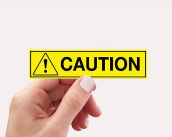 76mm X 51mm Bright Red Caution Heavy Package Labels For FBA